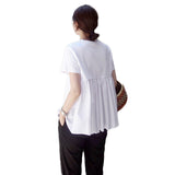Ins Super Fire T-Shirt Women's Short-Sleeved Korean Version Of Summer Loose White Casual Ponve Blouse Dolls