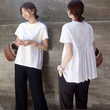 Ins Super Fire T-Shirt Women's Short-Sleeved Korean Version Of Summer Loose White Casual Ponve Blouse Dolls