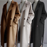 Mao's Coat 2026 Autumn And Winter New Women's Clothing South Korea Medium And Long-Term Collection Students Harajuku Wind Double-Sided Coat
