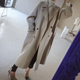 Mao's Coat 2026 Autumn And Winter New Women's Clothing South Korea Medium And Long-Term Collection Students Harajuku Wind Double-Sided Coat