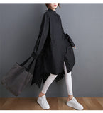 2026 Autumn Dress Fat Large-Size Women's Design Fashion Large-Size Shirt Women Hollow Hook Flowers Long Shirt Women