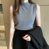 Official Website Image Activity Burst 13 Colors 2026 Spring And Summer New Ice Silk Knitted Vest Sleeveless Top Sleeveless Sling Tide