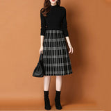 Sweater Long Bottom Shirt Autumn Dress 2026 New Women's Coat Knitted Dress With Gas