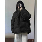 Solid Color Zipper Cotton Women's New Commuting Wind-Clamming Cotton To Keep Warm Small Cotton Jackets Thicker