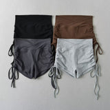 Spice Girls Summer V Waist Cross-Sleeting Shorts Casual Fashion Beach Pants Long Packed Hipple Sexy Sport