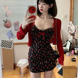Sweet Babes Crumbs Sling Dress Women's Summer Skirt Lace Lace Bows To Bagny Spicy Ass Skirt