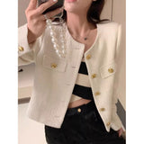 Small Fragrant Wind Thick Coat Women's Spring And Autumn 2026 New French Short High-End Fried Street Temperament Top