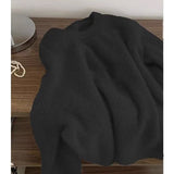 Grey Round-Neck Bottom Sweater Women 2025 Autumn And Winter New Korean Version Of Loose Lazy Wind Thick Knitted Shirt Tide