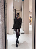 Qaqi Small Wind Coat Woman 2026 Autumn New High-End Atmospheric British Wind Waist Short Top
