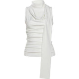 Fashion Design Style Drifting Tie Sleeveless Vest Women Summer New Hottie Sexy Slimming Top