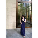Purely Sexy Hot Girl Collar Short-Sleeved Dress Women Summer New Slimming Folded Small Long Skirt