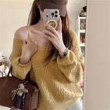 3.8/New On Spring XUAN XIAO JIE V. Collared Sea Hollow Knitwear Slings Two Sets