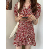 Small French Fragile Dress Women's Summer 2025 New Backs And Rope Small Daiss Fishtail Short Dresses