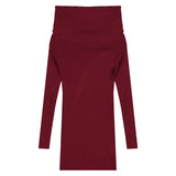 Temperament High-End Hottie Dress Women Autumn And Winter 2025 New Body Wearing A Word Shoulder-Bottomed Ass Skirt