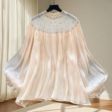 Korean Version Of The Design Of The Beautiful Flowers Fashion Tidlys Gentle Sweet Long-Sleeved Top Woman