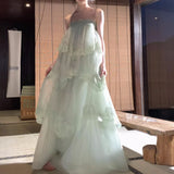 French Sling Lace Dress Women 2026 Spring And Summer Gentle Wind Holiday Thin Cake Dress