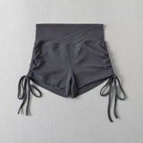 Spice Girls Summer V Waist Cross-Sleeting Shorts Casual Fashion Beach Pants Long Packed Hipple Sexy Sport