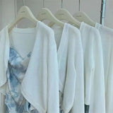 2025 Korean Gentle Sweet Shawl Fairy Gas To Reduce The Age Of Sunscreen Thin Small Cane Cardigan Jacket Tide