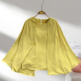 French Large-Size Women's Clothing Design Sense Of The Mantle Shirt Female Senior Sense Sister Wearing Temperament Spring Women's Top