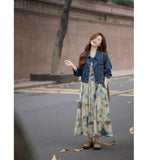 French High-Grade Feeling Slightly Fat Mm Large Size French Striped Shirt Dress With Thin Temperament Long Dress