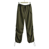 Trend-Setter Loose Workwear Trousers Women's In Blogger Street To Relax The Waist Thin Paper Bag Trousers Wide Leg Trousers