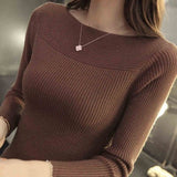2026 New Sweater Bottom Shirt Women In The Spring And Autumn New Bunny Knitting Shirt