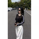 Hottie Sexy Perspective Mesh Long-Sleeved T-Shirt Girl Spring And Summer New Slim Slimming Sun Protection Shirt Clothes