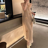 2026 Summer New High-End Temperament Three-Dimensional Handmade Cheongsam Dress Dress Women Retro Long Skirt