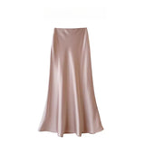 High-Rise Thin High-End Semi-Dress Girl Acetic And Vinegar-Sined Bread And Hips Long Dress 2025 Spring And Summer Hanging Skirt