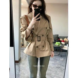 Advanced Windwear Jacket 2026 Autumn New Temperament Double Row British Small Short-Term Waist Coat Top Woman