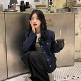 French Temperament Small Scented Coat Woman 2025 Autumn High-End Feeling Super Good-Looking Small Short Cardigan Blouse Tide