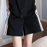 Large-Size Fat MM Sports Suit Women's Summer 2025 New Loose Design Sense Age-Sensitive Fashion Casual Two Sets Of Women