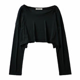 Spring 2025 Velvet Women's Jacket Round Collar Loose Women's T-Shirt Sunscreen