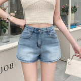 Purely Windy 3D Bow Denim Shorts In The Summer Of 2025 New Design Sense Small Straight Trousers