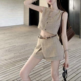 Scling Heart Shadow Design Sense Retro Wind Hollow Lace Embroidery Hook Flower Set 2026 Summer Two-Piece Skirt