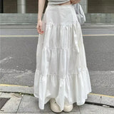 Women's Summer White Dress New Half Skirt A-Word Cake Dress Fairy Art Dress