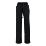 Spice Girls Casual Waist Thread Straight Sleet Sleet Trousers Casual Trousers Women's New Trousers