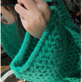 2026 Autumn And Winter New Coarse Needle Sweater Women Wear Loose Lazy Soft Knitwear Women's Coat