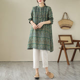 2026 Summer New Literary Sweet Organ Folded Lace Shirt Women's Long-Sleeved Dress