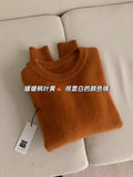 Grey Round-Neck Bottom Sweater Women 2025 Autumn And Winter New Korean Version Of Loose Lazy Wind Thick Knitted Shirt Tide