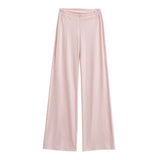 Purely Want Girl V Waist Zipper Display Thin Leg Trousers Leg Long Vertical Trousers Home Comfortable Yoga Pants