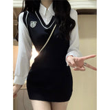 2026 Spring And Autumn New College Style JK Dress Women Slim And Pure Desire To Put On The Skirt Bag Skirt