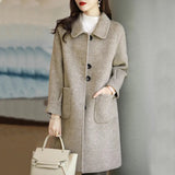 Hairy Coat Women Autumn And Winter New Small Korean Version Of The Long Hair Coat Coat