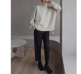 KANING Basic High-Necked Hooded Sweater Women's New Loose Lazy Wind Bottoming Shirt In Autumn And Winter 2026