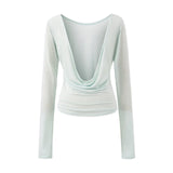 Pure Lust Wind Collar Long Sleeve Hoodie Top Yoga Sports T-Shirt Women Long Sleeves