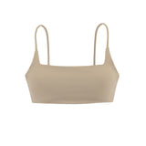 Summer Sexy Hottie Simple Solid Color Plus Pad Small Sling Belt Ultra-Short Top
