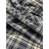 Real Shooting Retro Loose Sun Plaid Shirt Jacket Style Women's Spring And Autumn Design Sense Of Niche Temperament