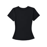 Pure Hot Girl Summer Slime Out-At-Sleeve Short-Sleeved Summer New Sports Slimming Thin Yoga Clothes T-Shirt