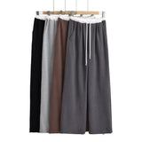 Spice Girls Autumn Rope Straight Trousers Loose Leisure Broad Leg Trousers Thin Trousers Thin Trousers