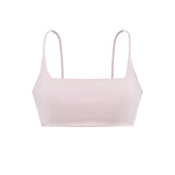 Summer Sexy Hottie Simple Solid Color Plus Pad Small Sling Belt Ultra-Short Top